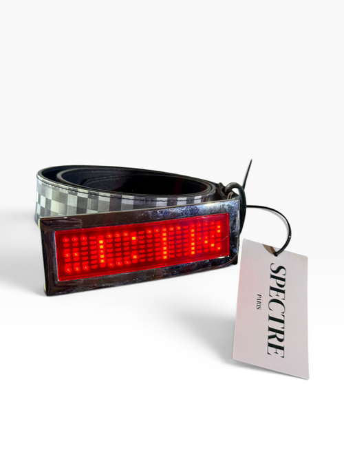 Ceinture édition Minecraft SPECTRE PARIS — Boucle LED lumineuse