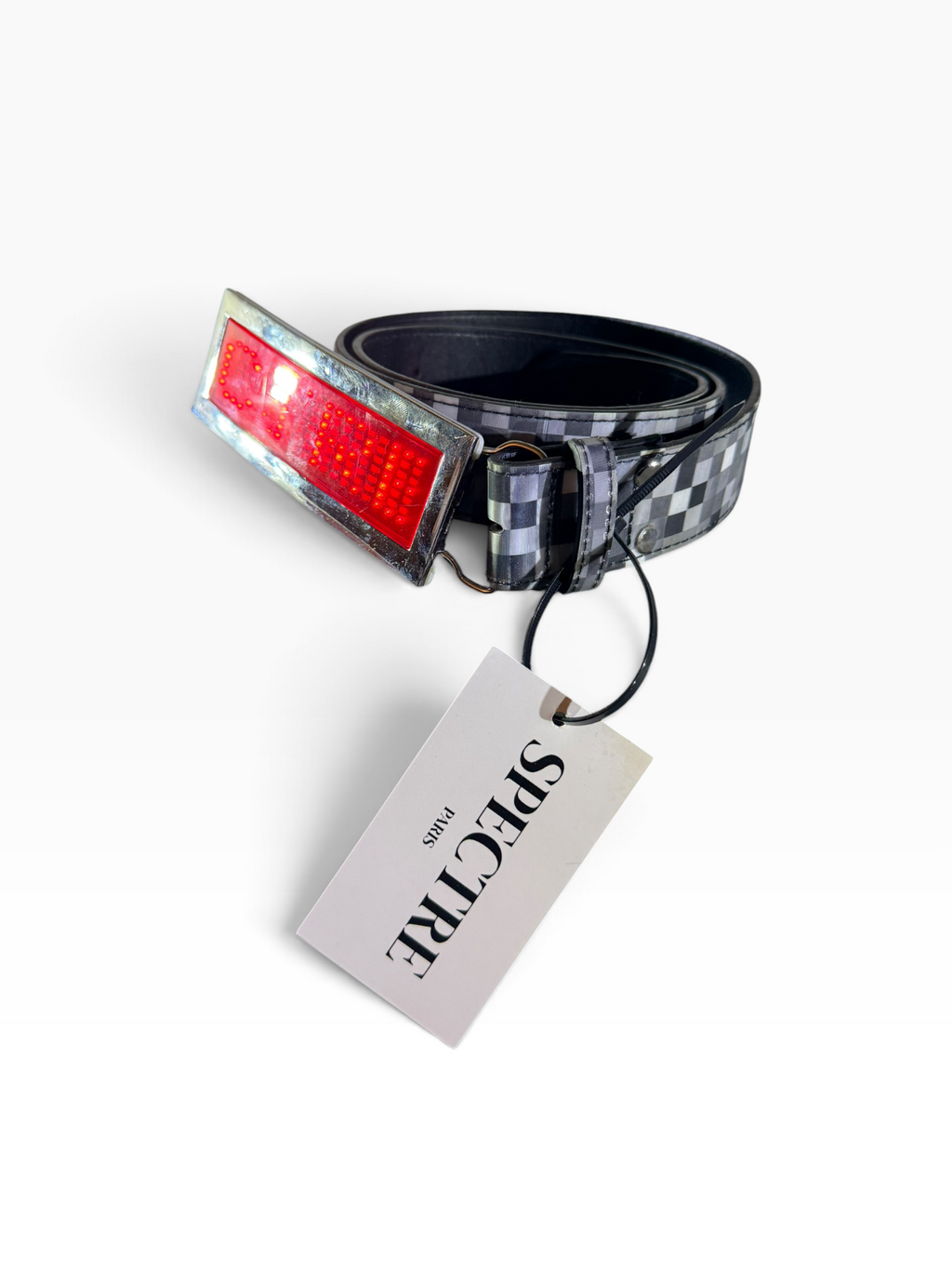 Ceinture édition Minecraft SPECTRE PARIS — Boucle LED lumineuse
