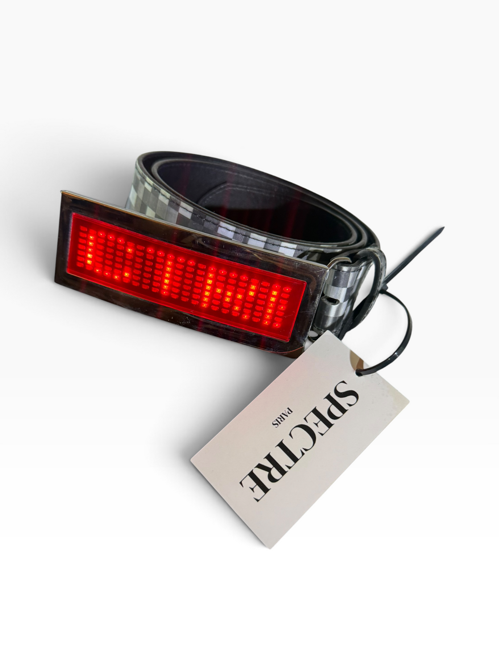 Ceinture édition Minecraft SPECTRE PARIS — Boucle LED lumineuse