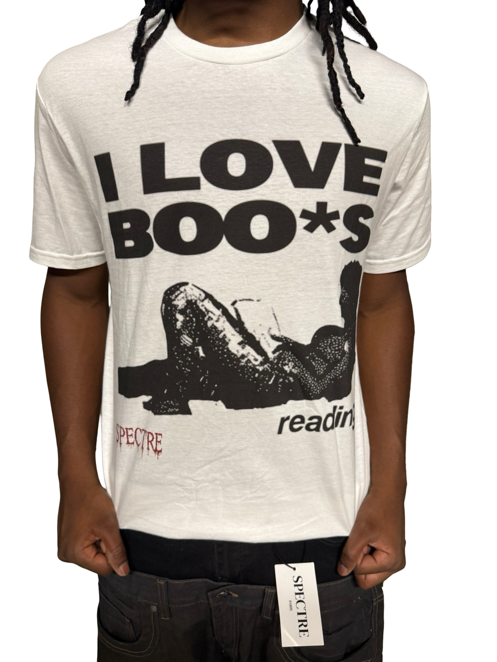 T-shirt "I Love Boo*s" Jeu de Mots Lecture – Collection Spectre