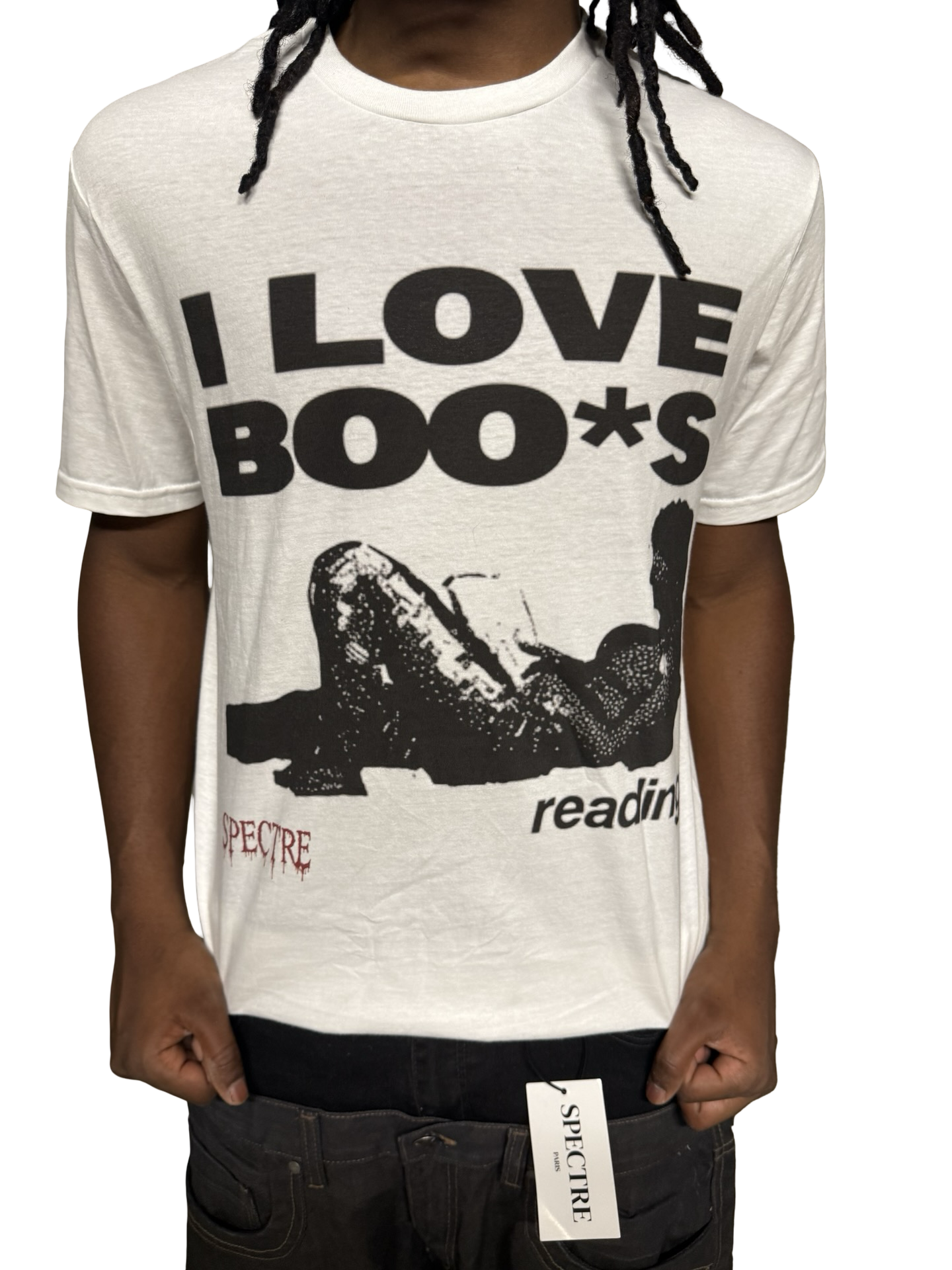 T-shirt "I Love Boo*s" Jeu de Mots Lecture – Collection Spectre