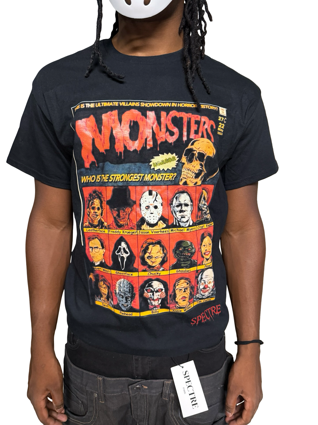 T-shirt "Monsters" Icônes de l'Horreur – Collection Spectre