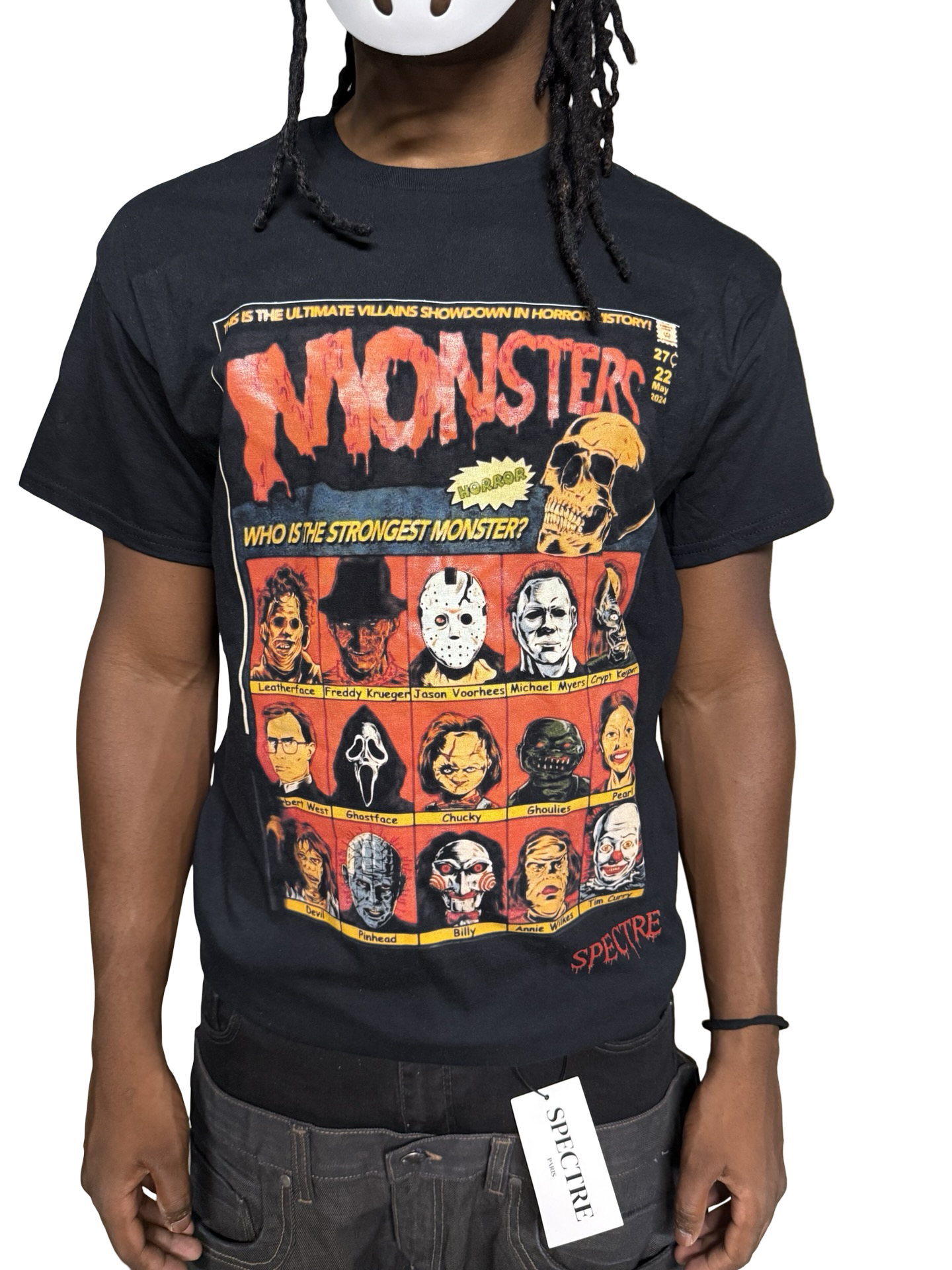 T-shirt "Monsters" Icônes de l'Horreur – Collection Spectre