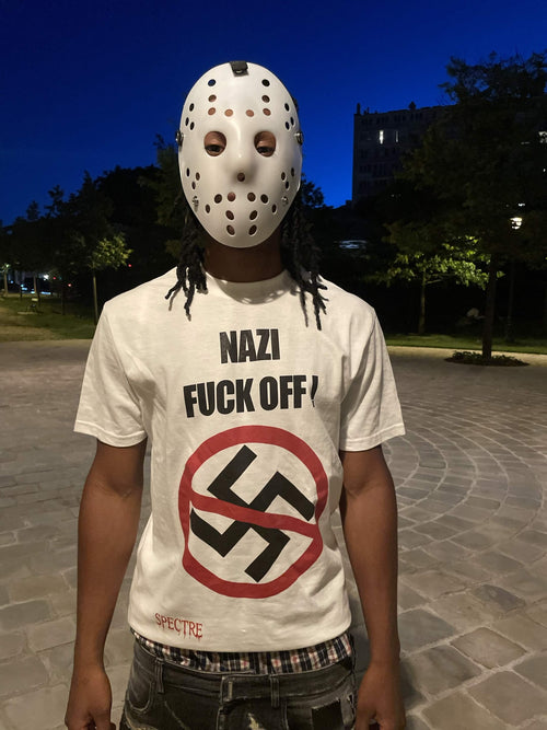 T-shirt "Nazi Fuck Off!" – Édition Spectre Anti-Fasciste