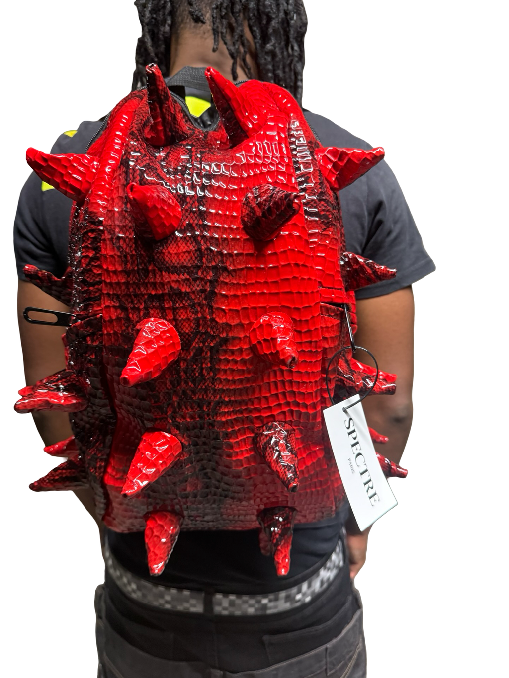 Sac à Dos Spineback Python Rouge – Collection Spectre