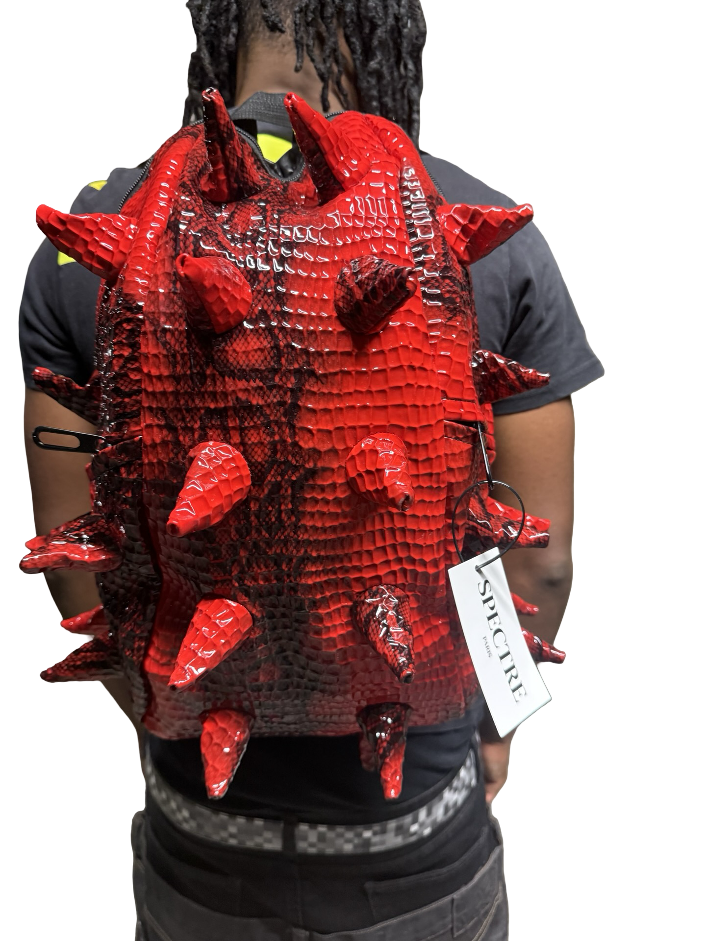 Sac à Dos Spineback Python Rouge – Collection Spectre