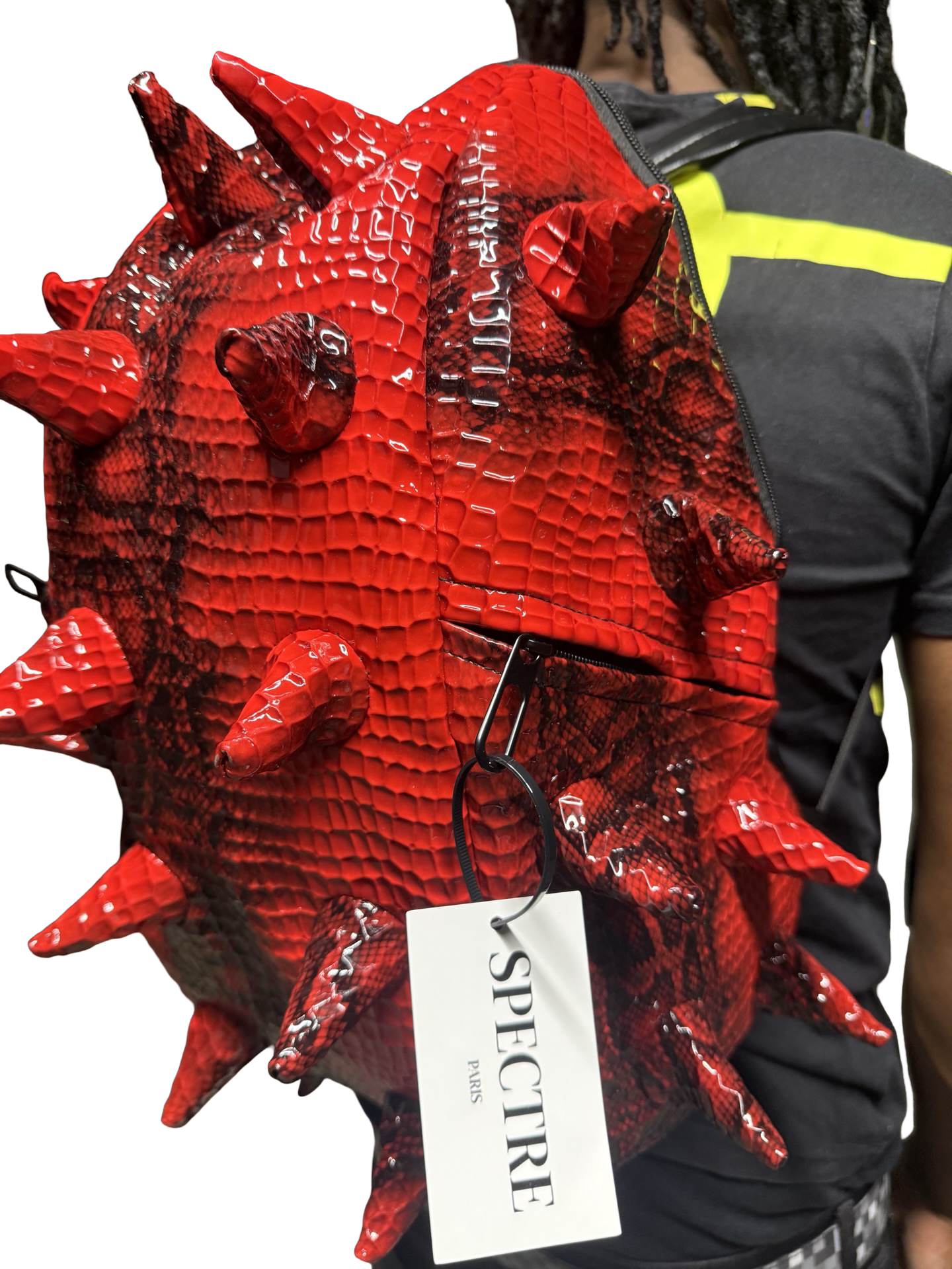 Sac à Dos Spineback Python Rouge – Collection Spectre