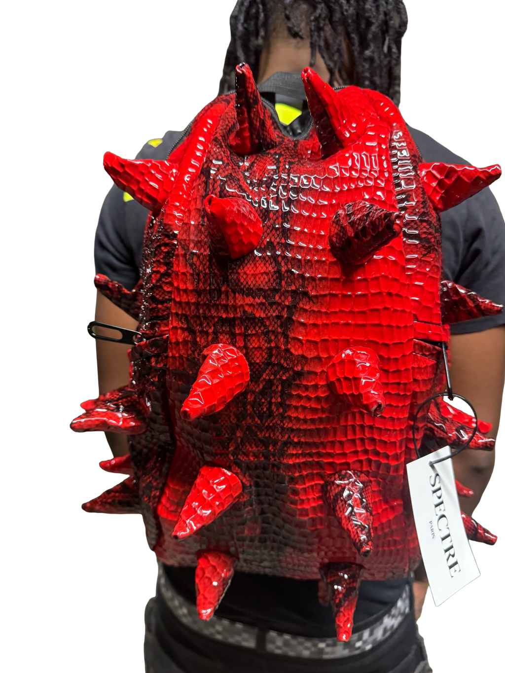 Sac à Dos Spineback Python Rouge – Collection Spectre