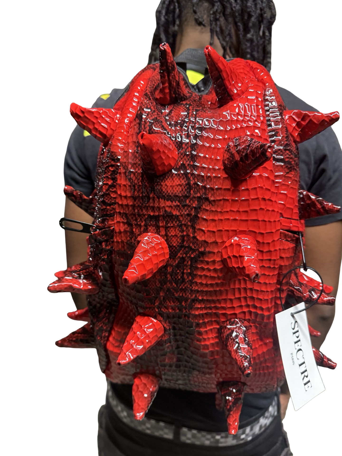 Sac à Dos Spineback Python Rouge – Collection Spectre