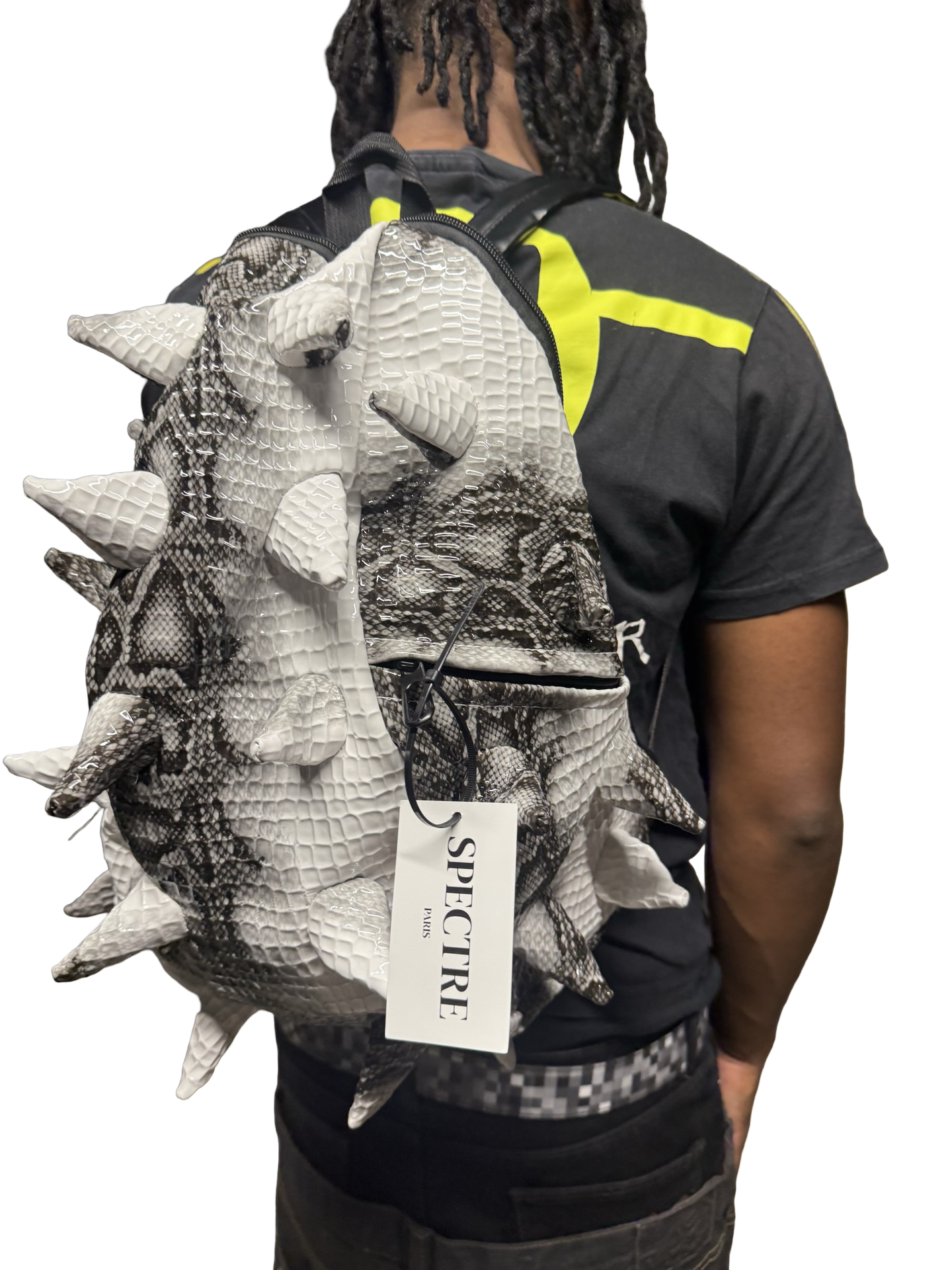 Sac à Dos Spineback Python Blanc – Collection Spectre