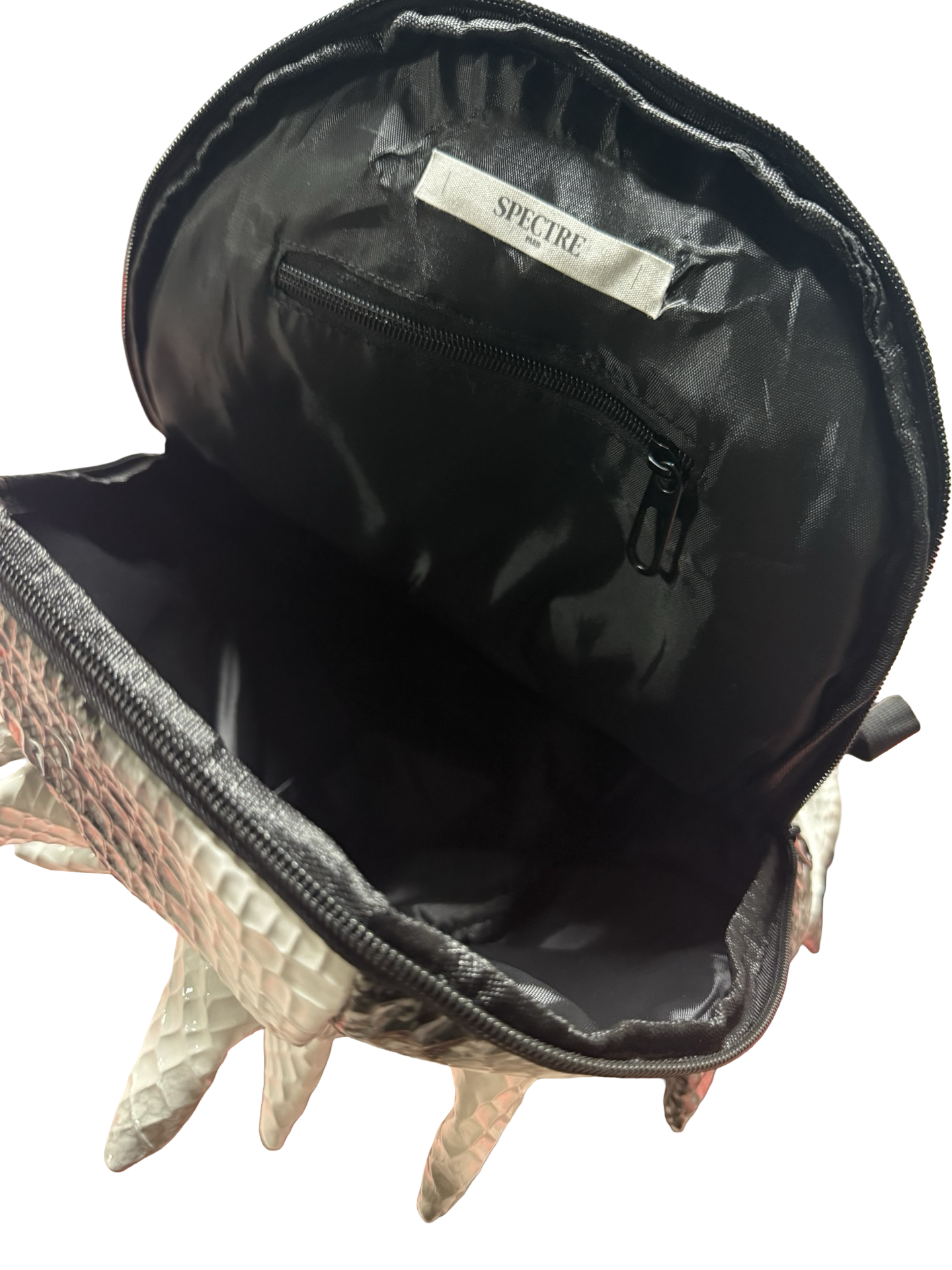 Sac à Dos Spineback Python Blanc – Collection Spectre