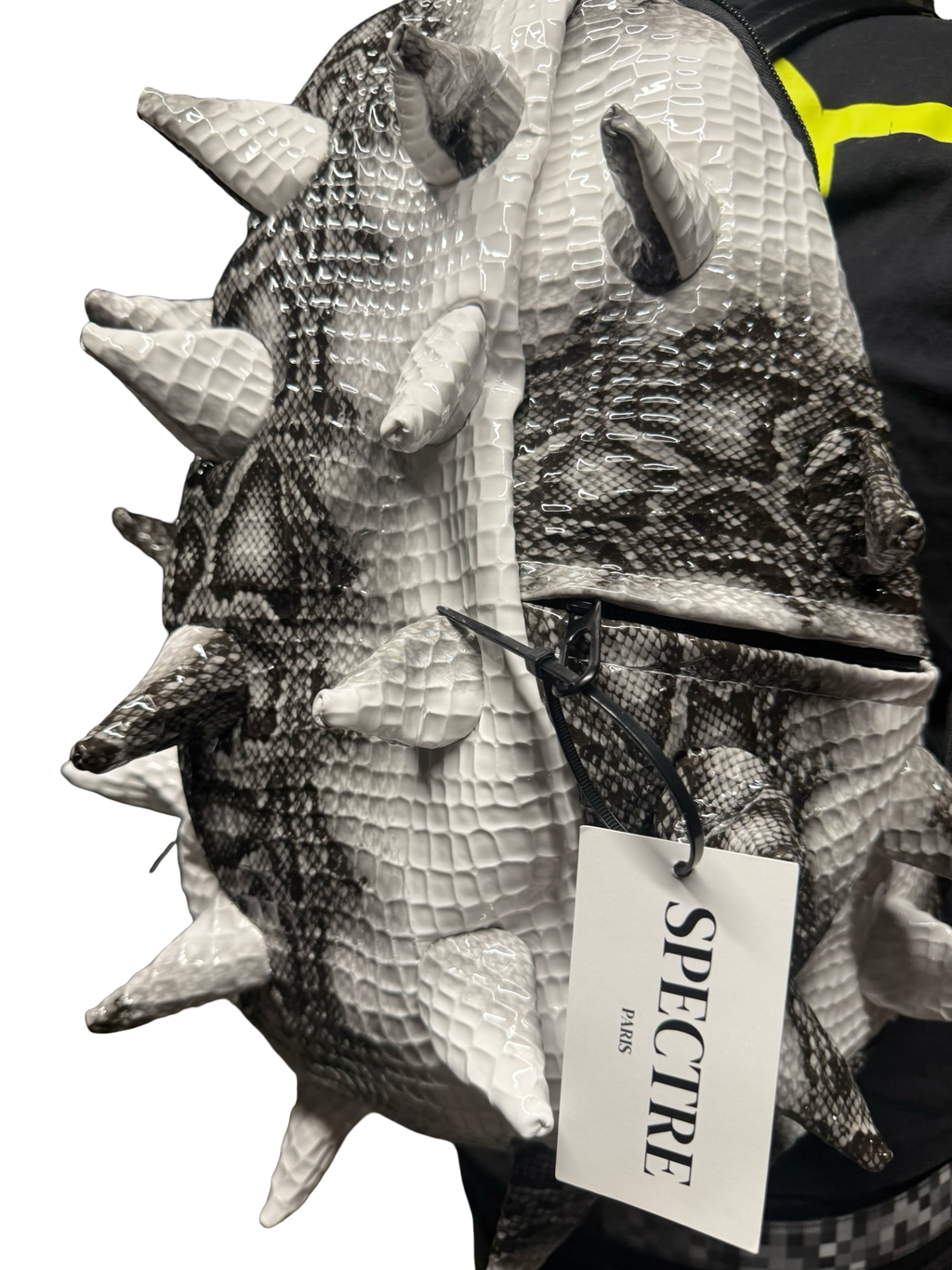 Sac à Dos Spineback Python Blanc – Collection Spectre