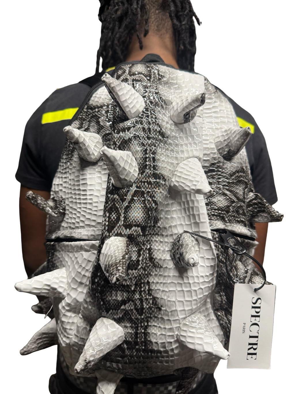 Sac à Dos Spineback Python Blanc – Collection Spectre
