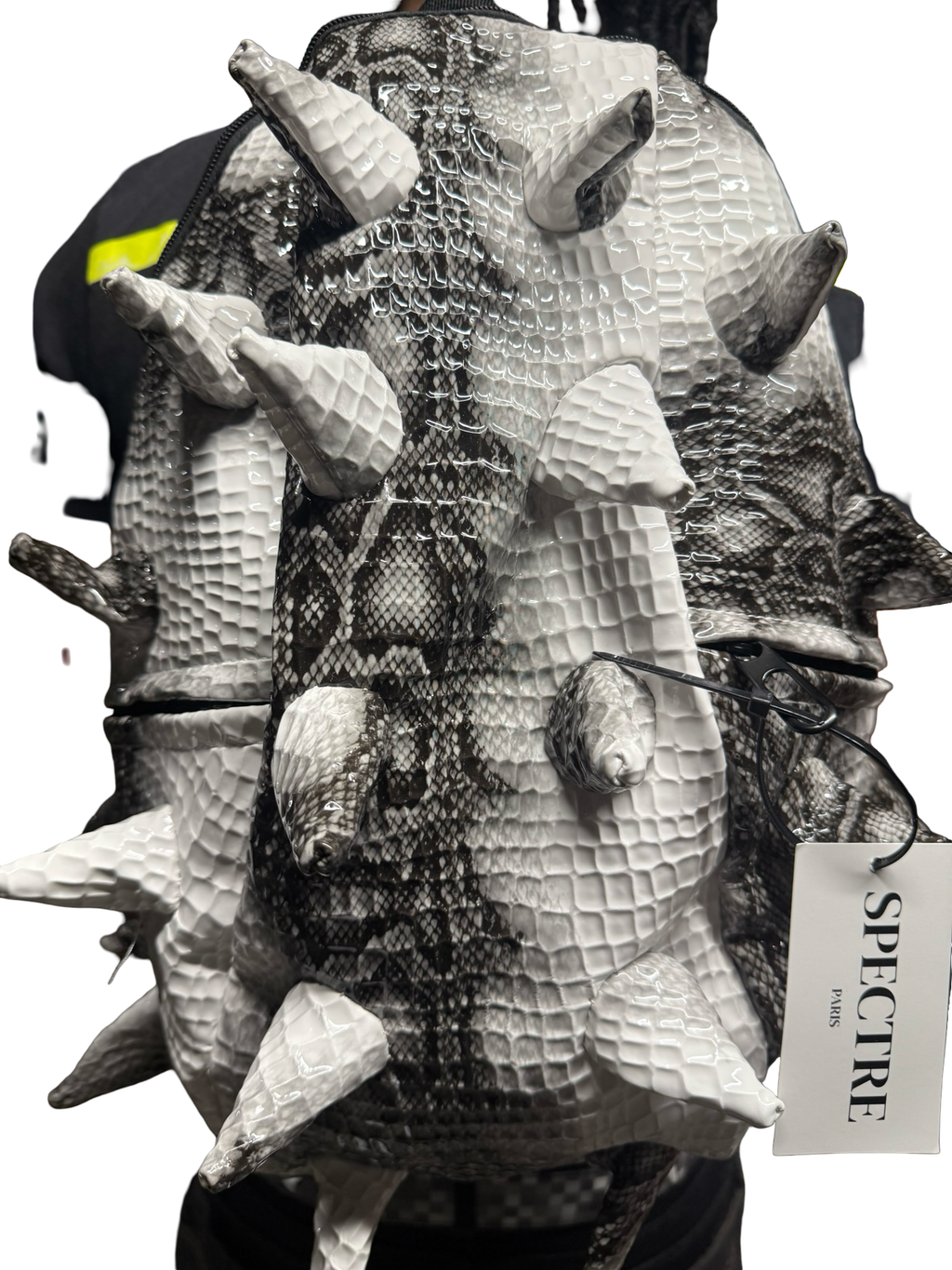 Sac à Dos Spineback Python Blanc – Collection Spectre