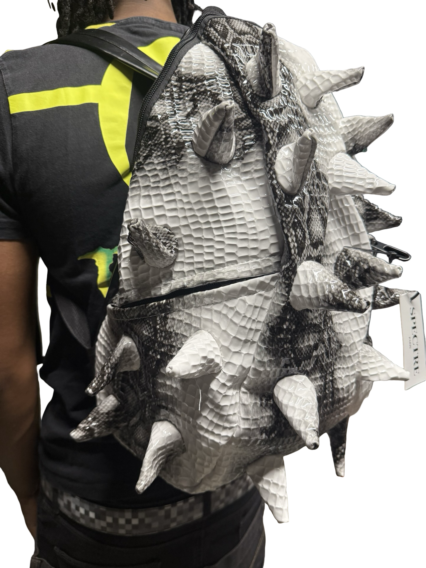 Sac à Dos Spineback Python Blanc – Collection Spectre