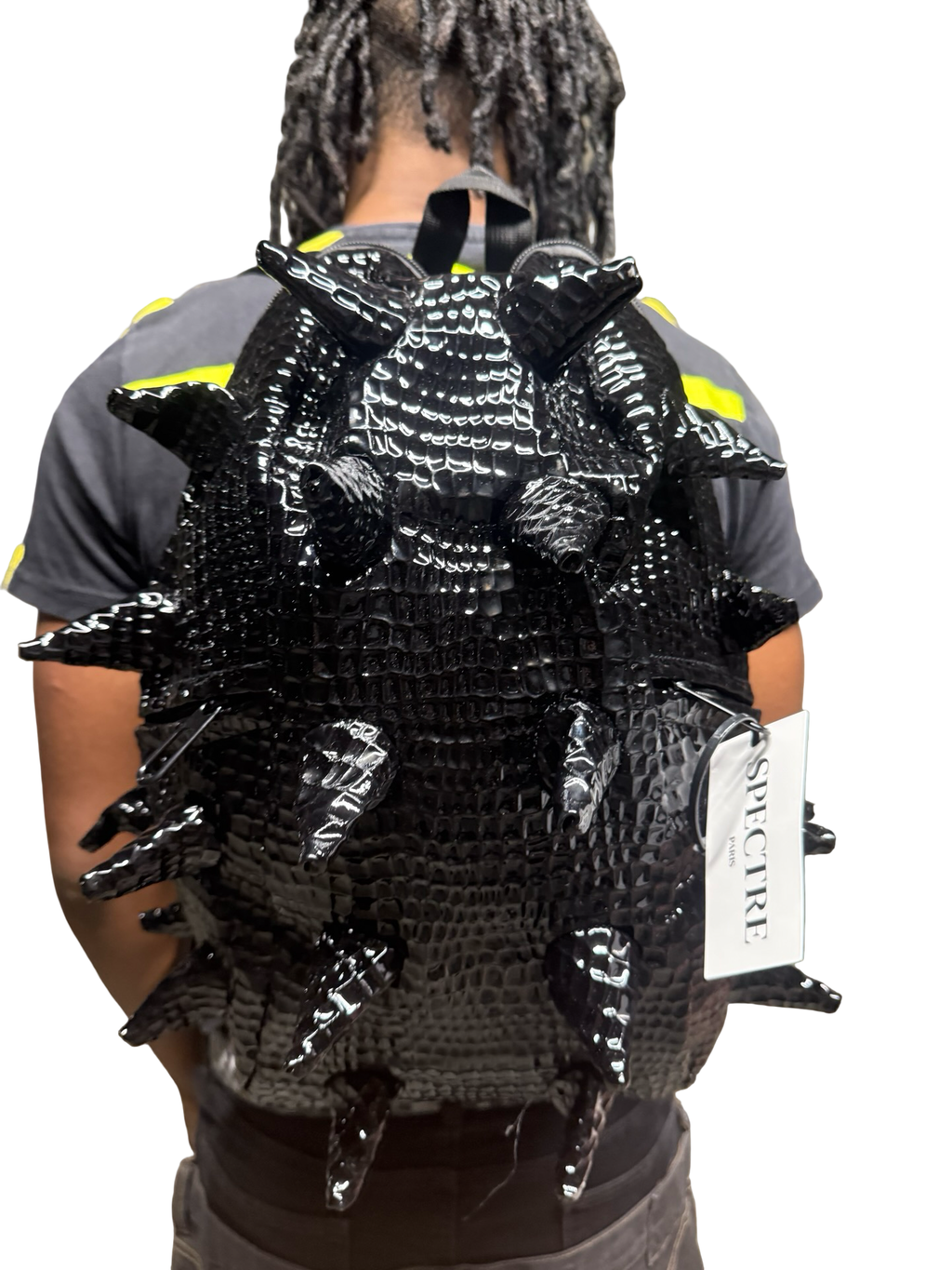 Sac à Dos Spineback Python Noir – Collection Spectre