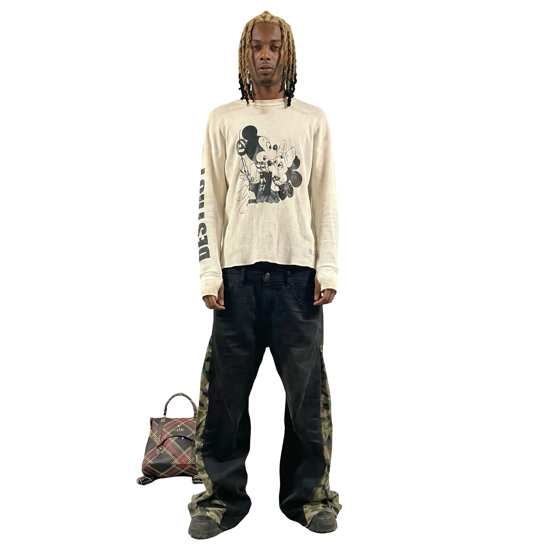 Thermal T "Destroy" Print Mickey Punk Vintage – Collection Spectre