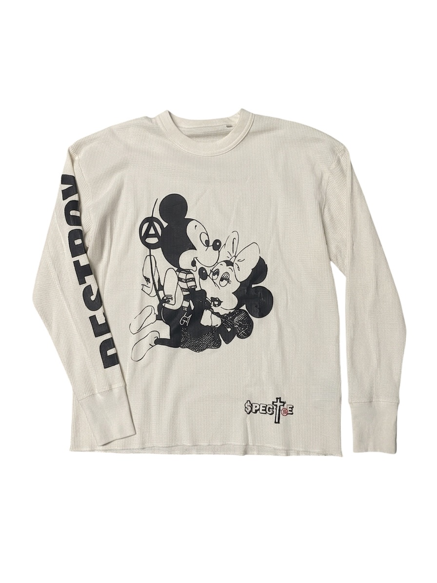 Thermal T "Destroy" Print Mickey Punk Vintage – Collection Spectre